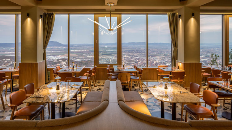 Teleferic restaurant with a view